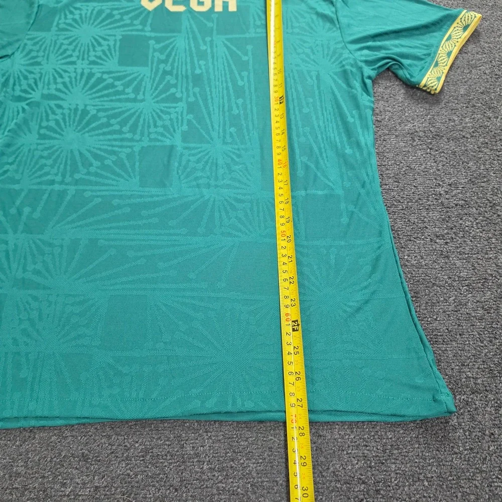 Adidas Mexico De Oro Soccer Jersey Mens Large Green Gold Vega Football Shirt NEW
